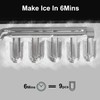 Ice Maker Countertop–9 Ice Cubes Ready in 6 Mins -