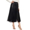Dwirapal Sequin Long Tulle Skirt Layered Flowy Fairy Sparkle Party