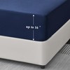 Aisbo King Size Fitted Sheet Navy Blue - Extra Deep