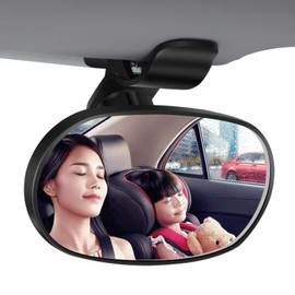 Car Mirrors for Baby | 360° Rotation Back Seat Mirrors - Headrest Wide Car Mirrors Shatterproof Baby Mirrors for Car Journeys for Baby Rear Facing