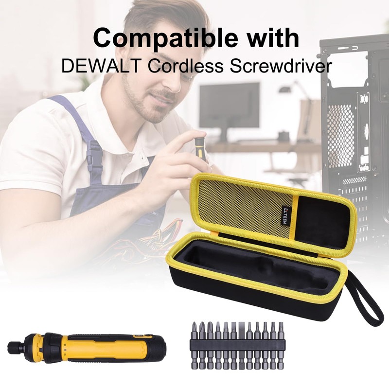 LTGEM Case Compatible with DEWALT Cordless Screwdriver DWHT66719, Hard Carrying