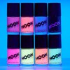 Moon Glow Neon UV Nail Polish 14ml – Selection of Colours light – Glows