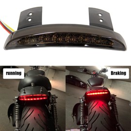 Lámpara de freno para motocicleta con borde de guardabarros trasero cortado, luz trasera para Harley Sportster XL883N 1200N XL1200V XL1200X