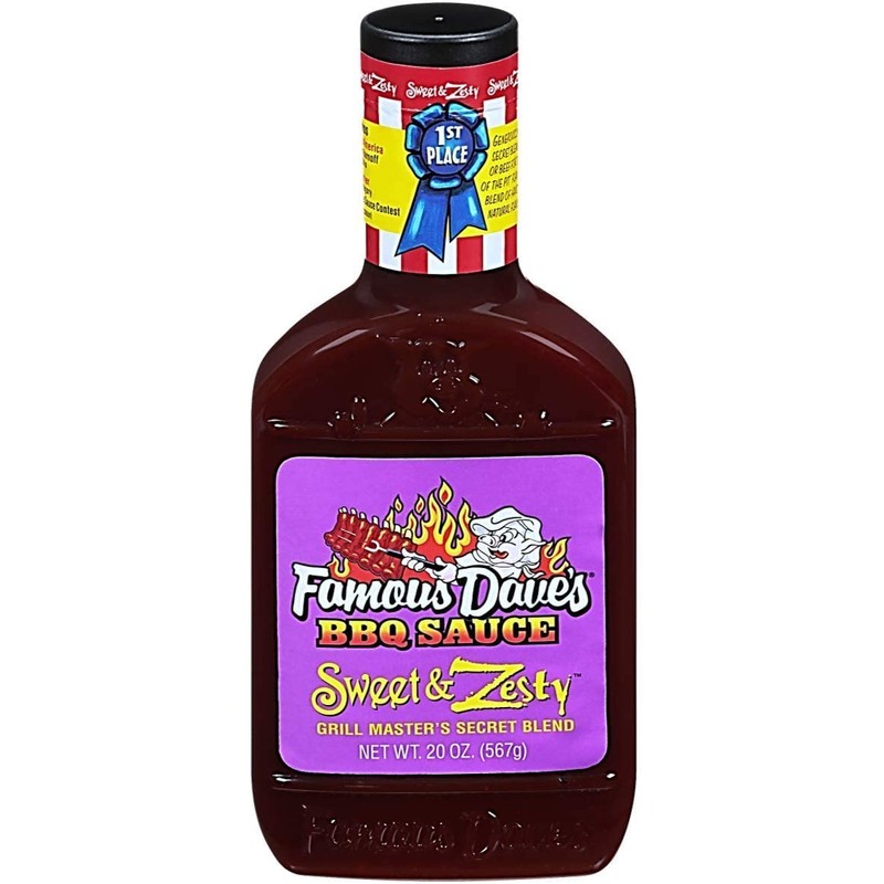 Famous Dave's - 2 pck, Sweet & Zesty BBQ Sauce