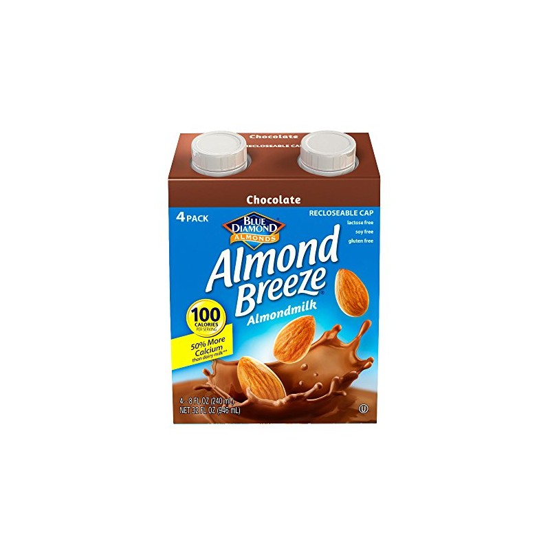 Almond Breeze Dairy Free Almondmilk, Chocolate, 8 Fl Oz, Pack