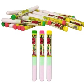 Zed Candy Screamers Powder Tubes 15g - Fruit flavoured sour powder (15 Tubes (half Box))