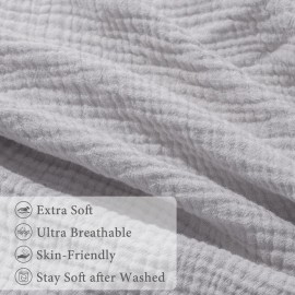 Funda De Almohada De Lactancia De Muselina 100 % Algodón Sua