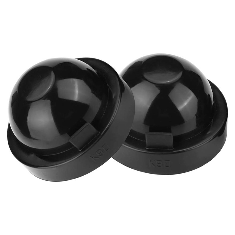2pcs 90mm Headlight Dust Cap Rubber Housing Sealing Cap for