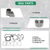 SCITOO Cylinder Piston Top End Rebuild Kits For Honda Rincon