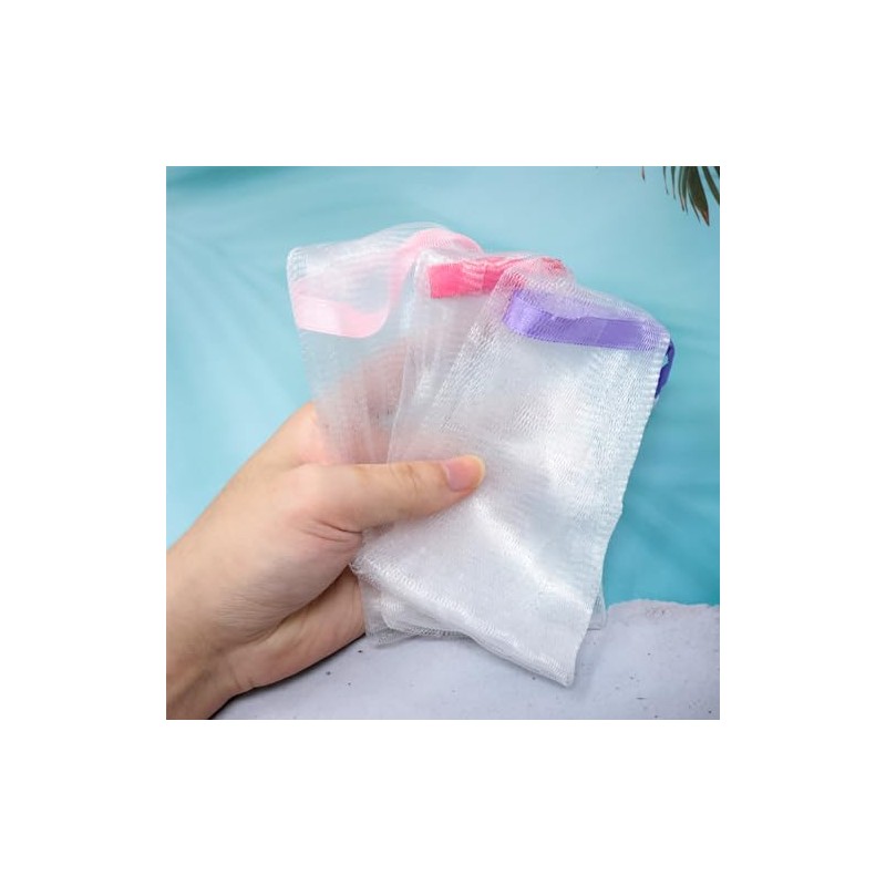 Yueton Bolsas Jabón Malla Espumosa Ideales Limpieza Facial Doble Capa