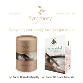 Original Himalayan Salt Crystal - Fine Granulated 2.2lb (1kg) Culinary Salt for Cooking, Food Preparation and Health with 84 Trace Minerals