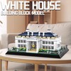 LQPFBSM White House Model Building Block Sets Washington DC World