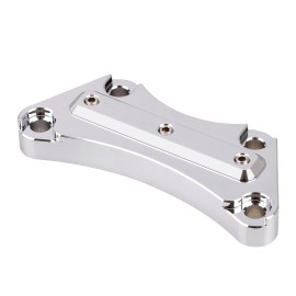 Unbranded Chrome 1" Handlebar Riser Top Clamp For Harley Road King Electra Glide EFI FLHTI