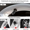 Tire Valve Stem Caps Skeleton Skull Car Accessories 4-Pack-Aluminum Alloy