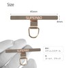 SUPERBO Strap Holder, Smartphone Shoulder, Stainless Steel, Attachment, Compatible with