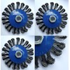 3 Tapered Brushes Diameter 115 mm M14 x 2 Wire