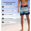 SILKWORLD Men's Swim Trunks Quick Dry Bathing Suit, Beach Shorts