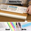 fooind 420 Pcs Mahjong Line Finder Reader Notes, Highlighter Tape
