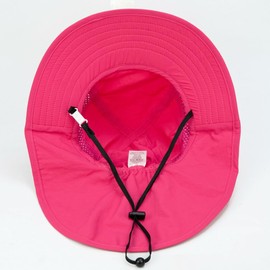 Foruhoo Sun Hat Boys Girls with Neck Protection, Hat UV Protection 50+ Quick-Drying, #3 Rose