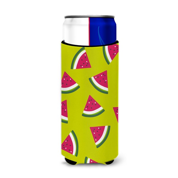 Caroline's Treasures Watermelon On Lime Green Michelob Ultra Hugger for