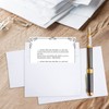 50 Pack 5x7 White Self-Seal Envelopes for Invitations, Weddings, Greeting