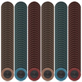 150 Pcs 2 Inch Sanding Discs Quick Change Surface Conditioning Discs Medium Grit for Die Grinders Surface Stripping Grinding Polishing Burr Finishing Rust Paint Removal