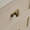 Yanxia Antique Brass Cabinet Knobs with Industrial Backplates Vintage Drawer