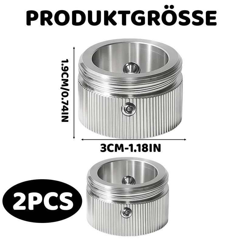 Thermostat Adapter, Pack of 2 Stainless Steel Radiator Valve Adapter,