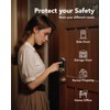Devo G8 Smart Lock, Fingerprint Door Lock with Code, 6-in-1