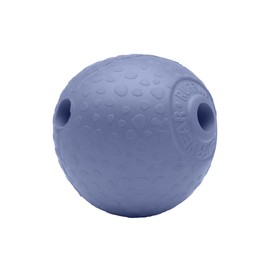 RUFFWEAR Huckama Dog Toy, Interactive Whistle Throw/Catch/Fetch Game Made of Natural Rubber, Bouncing Egg Shaped Ball for Indoor and Outdoor Use, Boredom Breaker, Heliotrope Purple