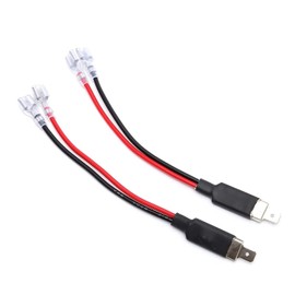 O-NEX 2x H1 OEM Pigtail Wiring Harness Plug Female to Single Diode Male Adapter Socket Connector for HID LED Headlight Fog Light Retrofit