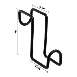 CADUFUELLY 4 Inch Tack Hook, Over Rail Bridle Hooks Heavy Duty Horse Water Bucke, Horse Stall Hooks for Fence Stables Cloakroom Garage (6PCS)