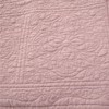 WINLIFE 100% Cotton Quilted Pillow Sham Floral Printed Pillow Cover