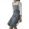 Very Belly Apron Denim Jeans, Women's, Unisex, H-Type, blue (light)