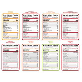 Nature’s Turn Freeze-Dried Fruit Crisps –Healthy, Gluten-Free,Crispy & Delicious, Plant-Based Snack, Ideal for Cereal, Smoothies, School Lunches, & On-the-Go, Sampler Variety Bags of 8 (0.53 oz Each)