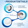 DRELD Flexible Freestanding Bathtub Drain Set Flat Profile P Drain