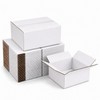 Yidomto 9x9x4 White Shipping Boxes, 25 Pack