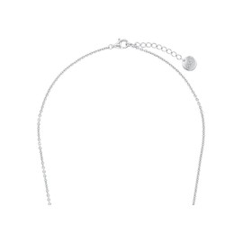 Joop! 89095921 Women's Necklace 925 Silver 2 Zirconia One Size, Silver