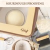 Soligt Homemade Sourdough Proofing Box, Collapsible Fabric Zippered Bread Proofer