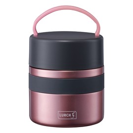 Lurch 240845 Thermal Food Container, Stainless Steel, Rose Gold