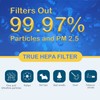 3 Pack True HEPA/Carbon Filters Replacement Compatible with NUWAVE OxyPure