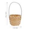 Happyyami 10 x Small Wicker Basket