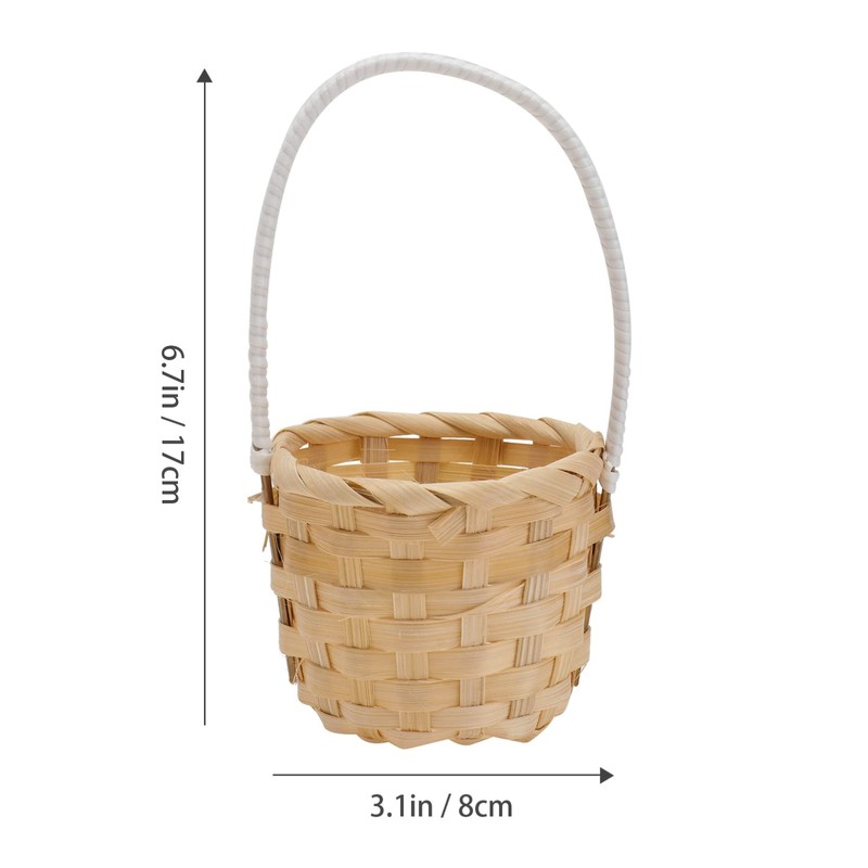 Happyyami 10 x Small Wicker Basket