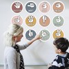 BelleAngle 12pcs Boho Seat Signals Posters Classroom Hand Signals Decors