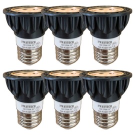 FWAYTECH LED Spotlight, E26 Base, Dimmable, 5W, 30 Degree Medium Angle, Halogen Bulb Equivalent, 40W - 50W Equivalent, Duct Rail LED Spotlight, Reflex Bulb Replacement, Enclosed Fixture Compatible