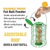 Foglish Home & Garden Squirrel-Proof Suet Fat Ball Bird Feeder,