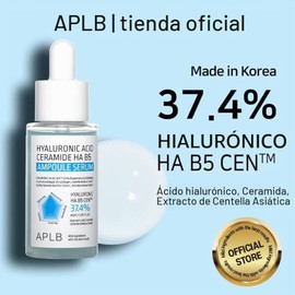 APLB Suero en ampolla con ácido hialurónico y ceramida HA B5, HYALURONIC HA B5 CEN 37,4 1,35 FL.OZCuidado de la piel coreano, Hidratación duradera,
