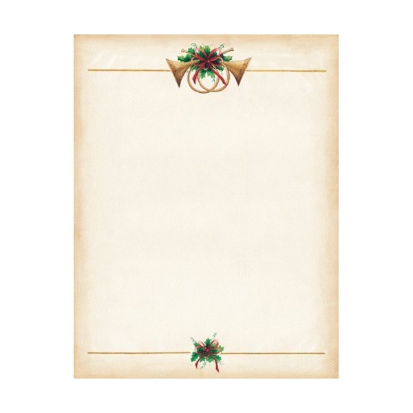 Masterpiece Antique Horns Letterhead - 8.5 x 11 - 100 Sheets