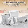 Hushee Set of 26 Grease Container for Kitchen with 25