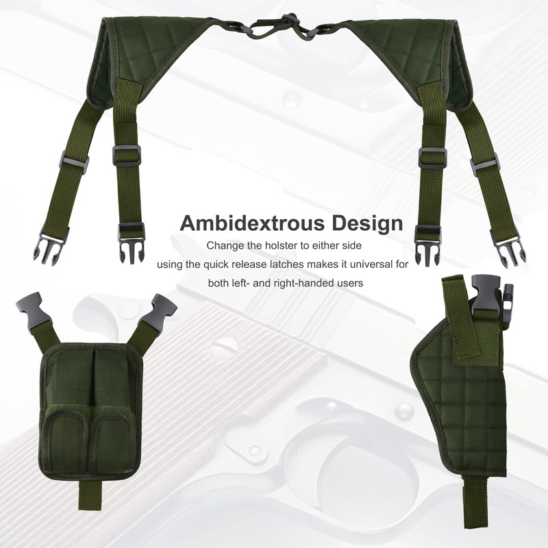 Shoulder Holster Xaegistac Airsoft Holsters General Vertical Gun Holster Adjustable